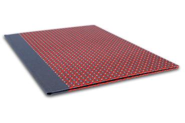 Red folder "Gretl", application folder, handmade